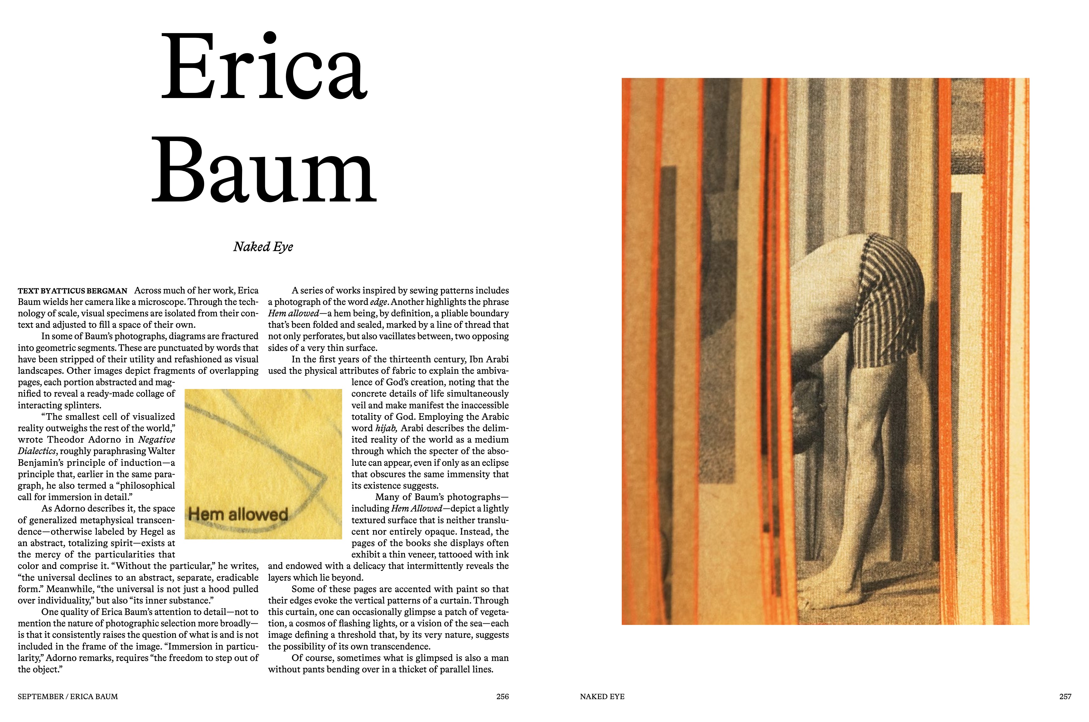 Erica Baum — Naked Eye